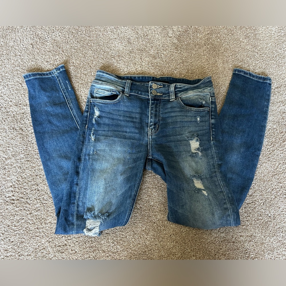 Blue mid-rise Buckle jeans size 29